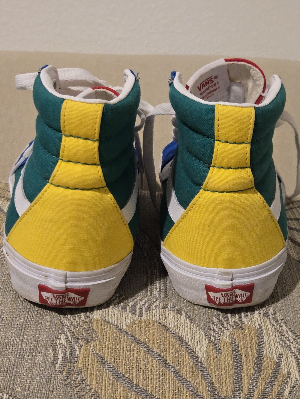 Vans Sk8-Hi Colorblock High Top Sneakers Size 8